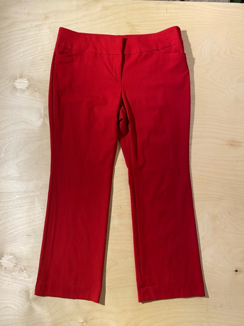 Worthington Red Petite Trousers 12 PS (QY)